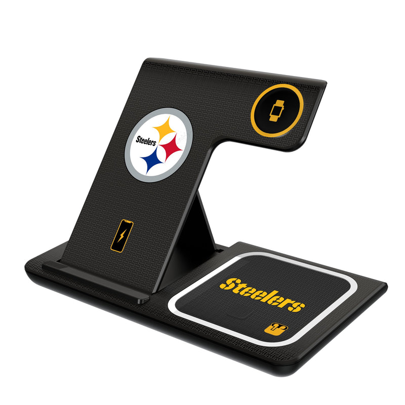 Pittsburgh Steelers Linen 3 in 1 Charging Station