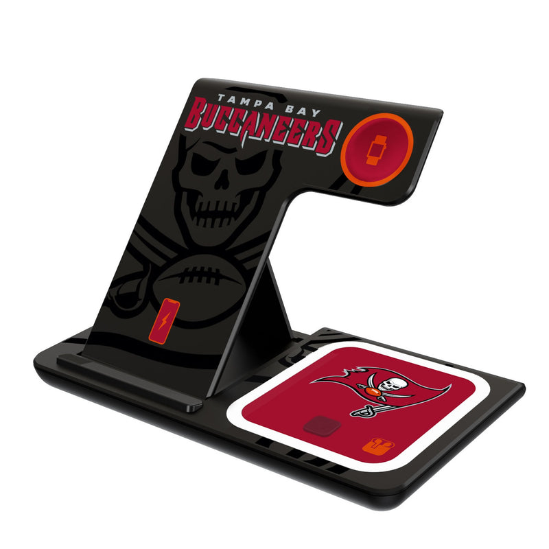 Tampa Bay Buccaneers Monocolor Tilt 3 in 1 Charging Station