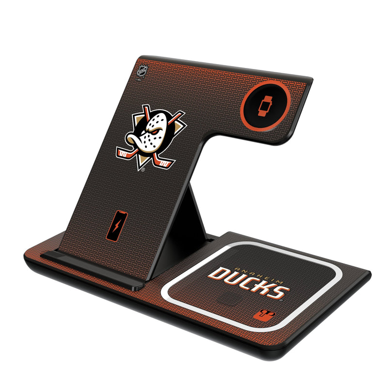 Anaheim Ducks Linen 3 in 1 Charging Station