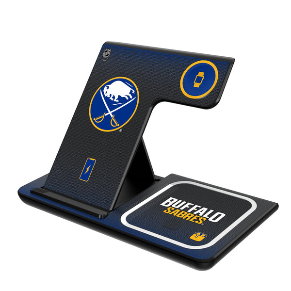 Buffalo Sabres Linen 3 in 1 Charging Station