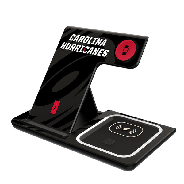 Carolina Hurricanes Monocolor Tilt 3 in 1 Charging Station