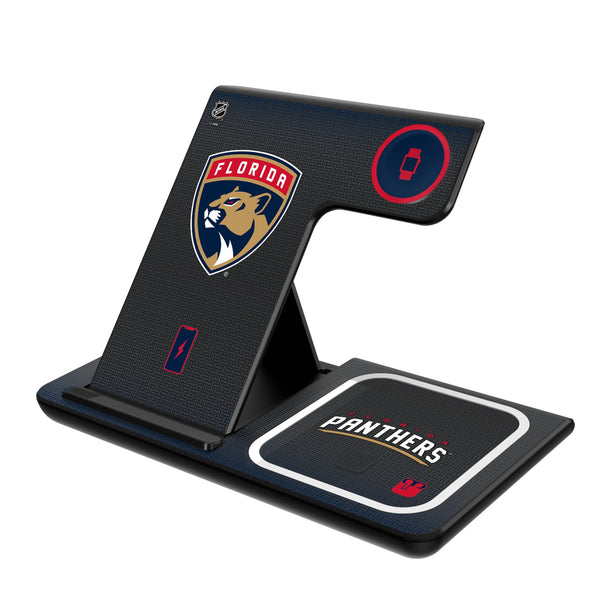 Florida Panthers Linen 3 in 1 Charging Station