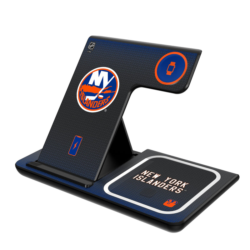 New York Islanders Linen 3 in 1 Charging Station