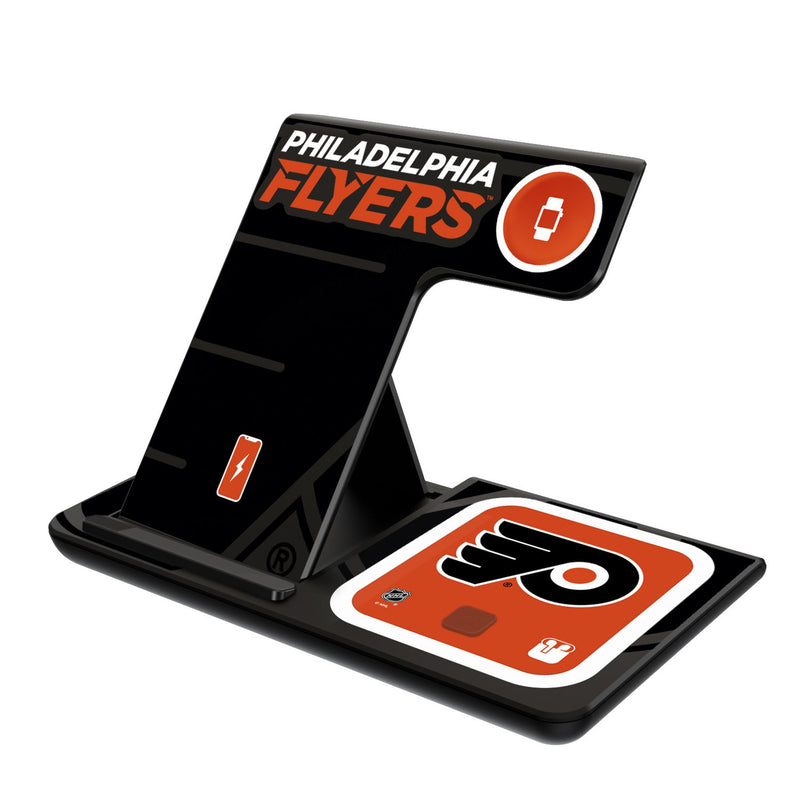 Philadelphia Flyers Monocolor Tilt 3 in 1 Charging Station