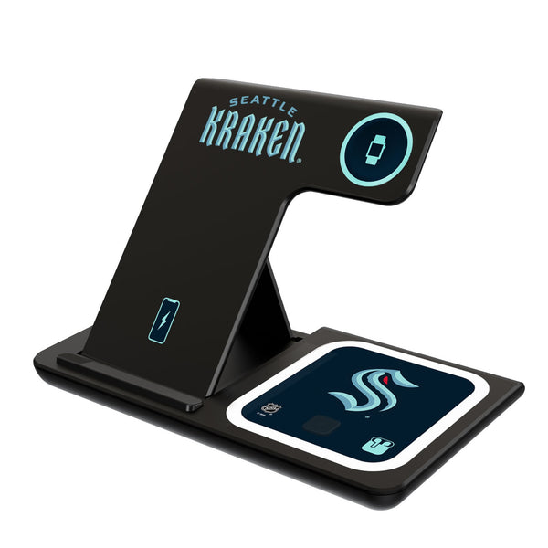 Seattle Kraken Monocolor Tilt 3 in 1 Charging Station