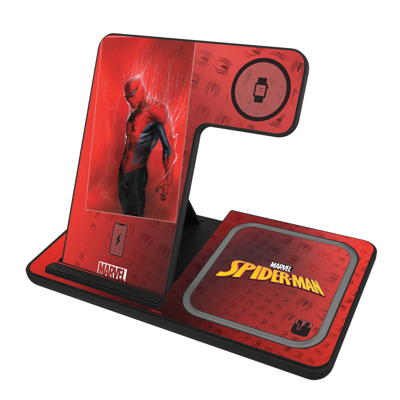 Marvel Spider-Man Cover Art 3 in 1 Charging Station