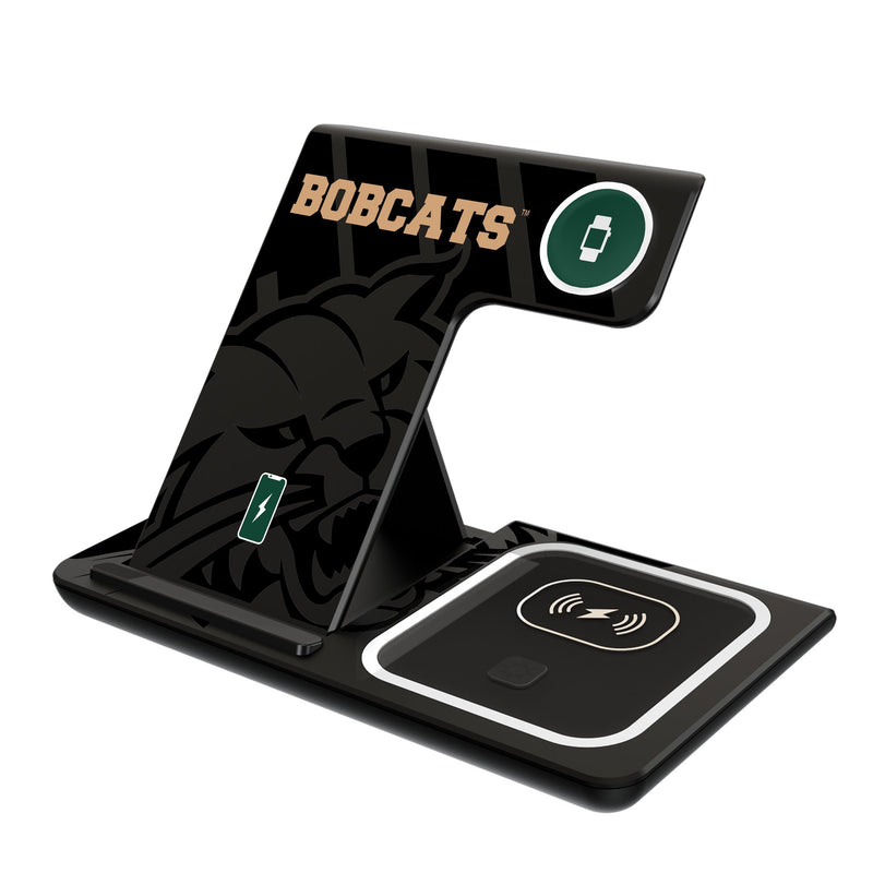 Ohio University Bobcats Monocolor Tilt 3 in 1 Charging Station