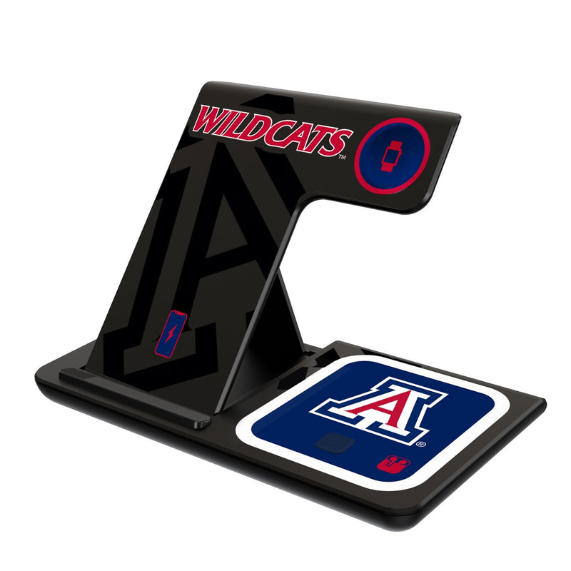 University of Arizona Wildcats Monocolor Tilt 3 in 1 Charging Station