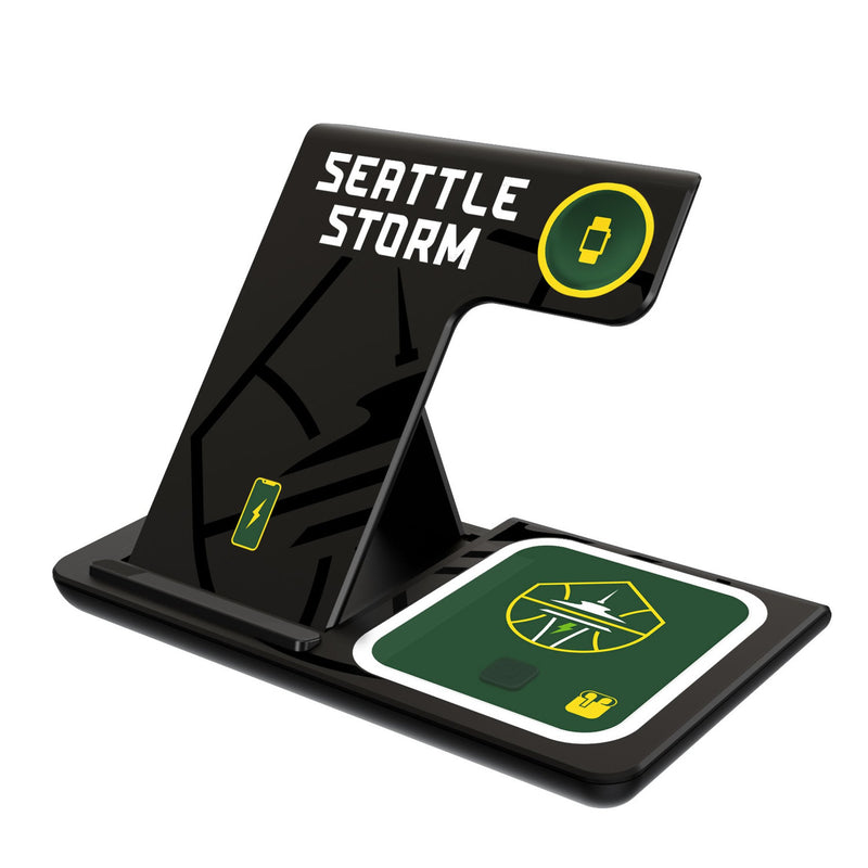 Seattle Storm Monocolor Tilt 3 in 1 Charging Station