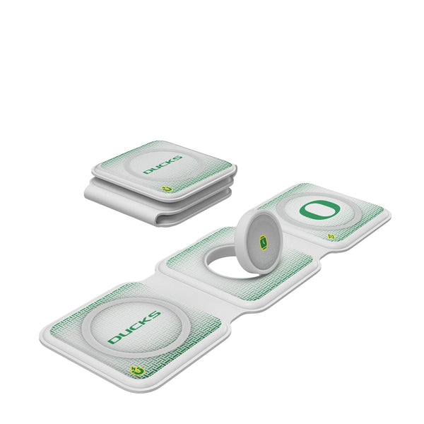 University of Oregon Ducks Linen Foldable 3 in 1 Charger