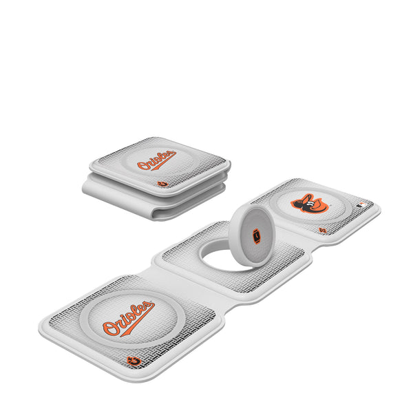 Baltimore Orioles Linen Foldable 3 in 1 Charger