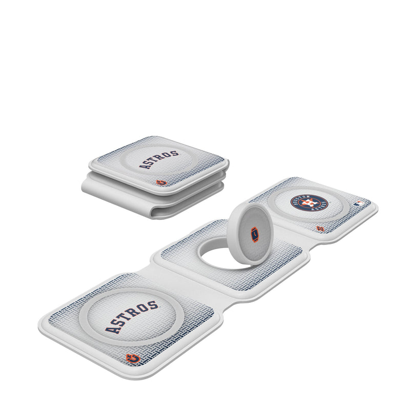 Houston Astros Linen Foldable 3 in 1 Charger