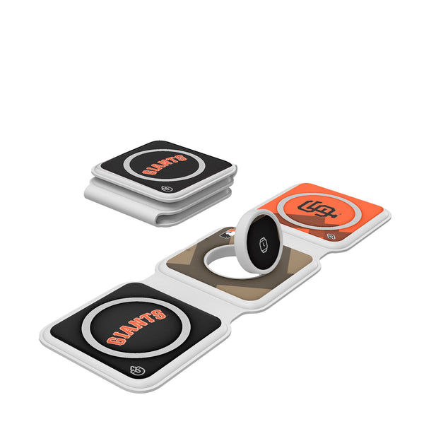 San Francisco Giants Color Block Foldable 3 in 1 Charger