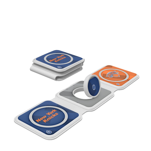 New York Knicks Color Block Foldable 3 in 1 Charger