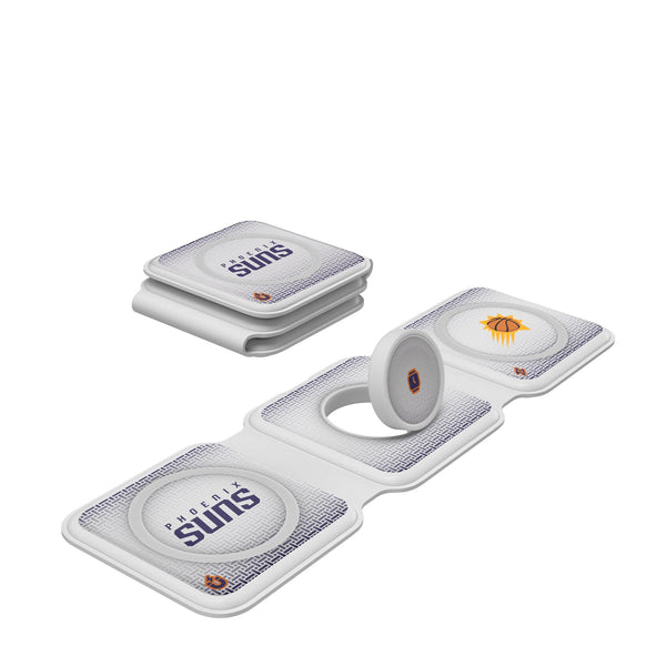 Phoenix Suns Linen Foldable 3 in 1 Charger