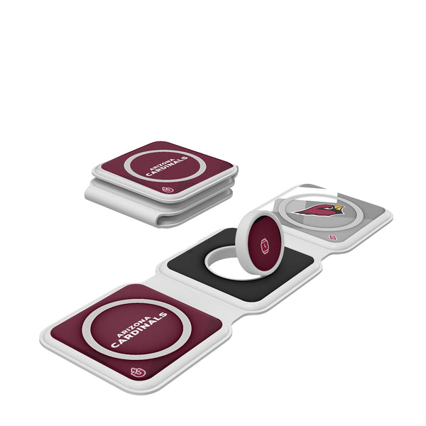 Arizona Cardinals Color Block Foldable 3 in 1 Charger