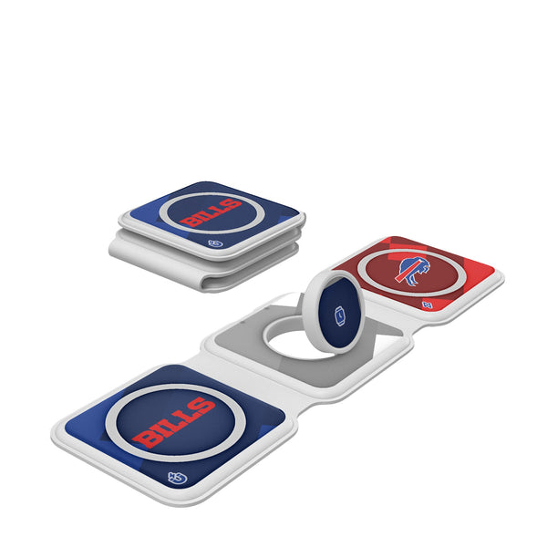 Buffalo Bills Color Block Foldable 3 in 1 Charger