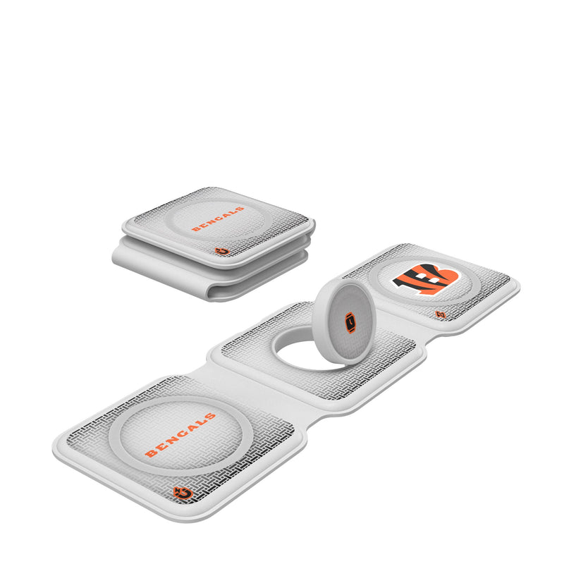 Cincinnati Bengals Linen Foldable 3 in 1 Charger