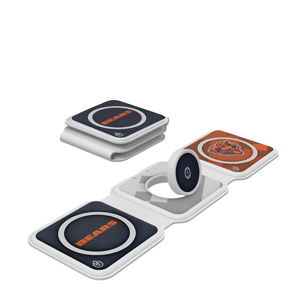 Chicago Bears Color Block Foldable 3 in 1 Charger