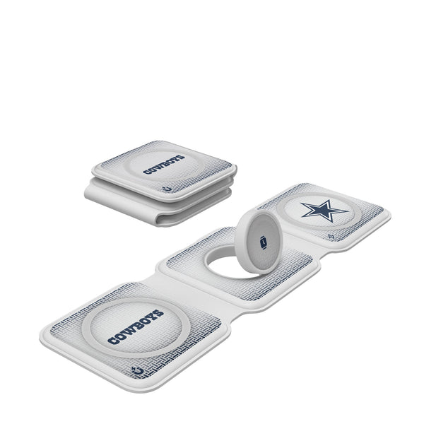 Dallas Cowboys Linen Foldable 3 in 1 Charger