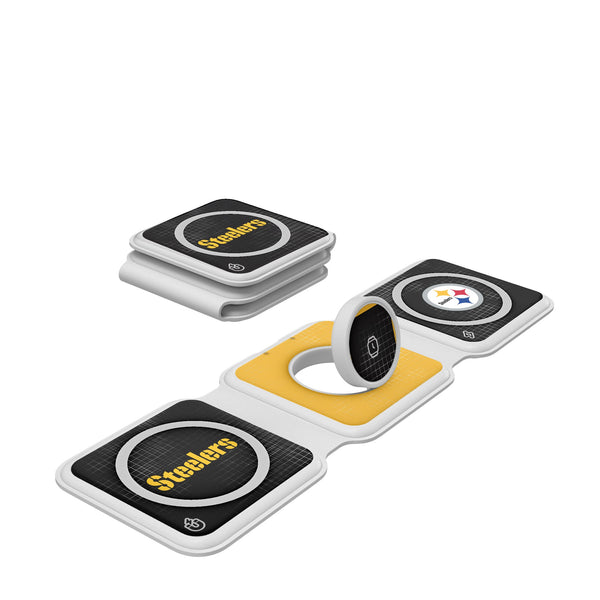 Pittsburgh Steelers Hatch Foldable 3 in 1 Charger