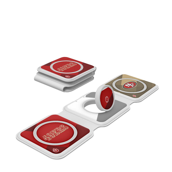 San Francisco 49ers Color Block Foldable 3 in 1 Charger