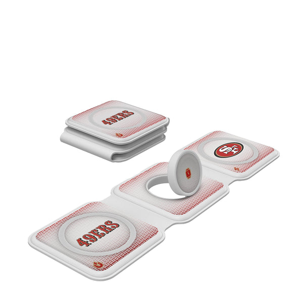 San Francisco 49ers Linen Foldable 3 in 1 Charger