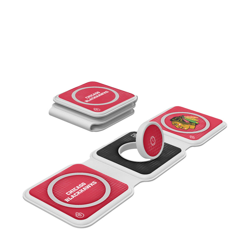 Chicago Blackhawks Hatch Foldable 3 in 1 Charger