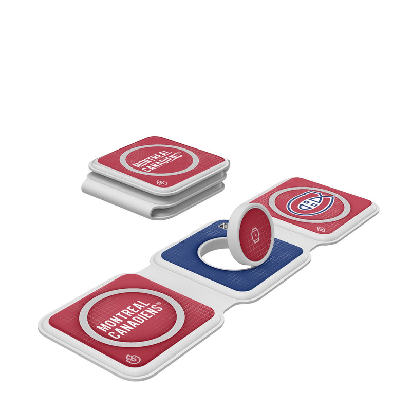 Montreal Canadiens Hatch Foldable 3 in 1 Charger