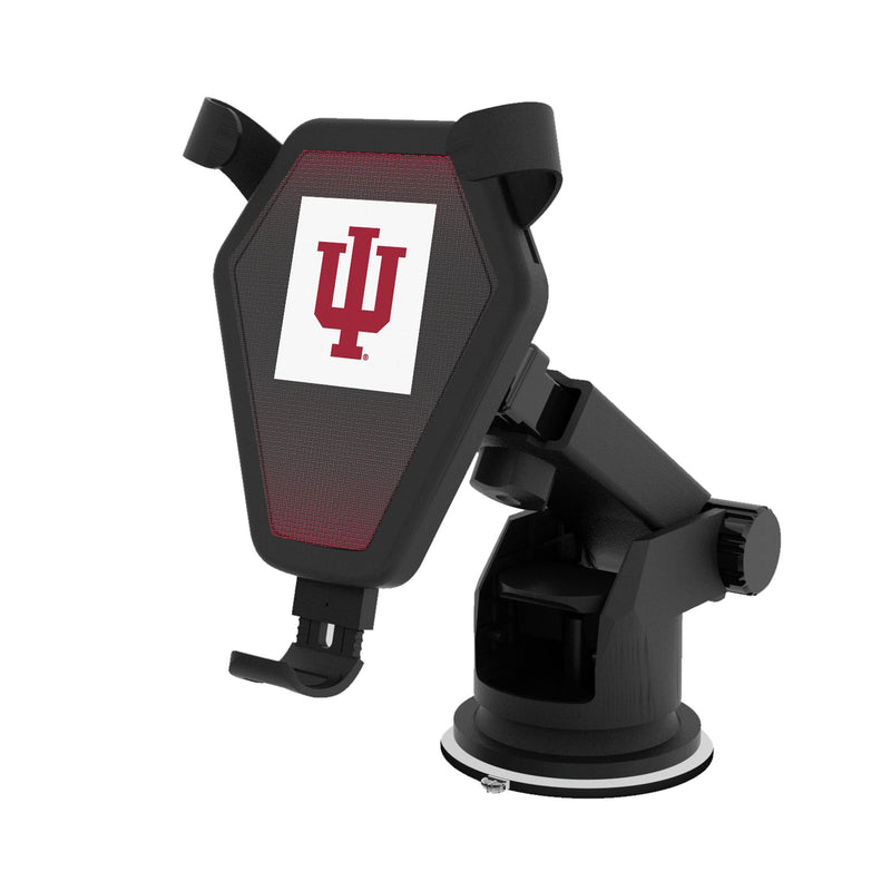 Indiana University Hoosiers Linen Wireless Car Charger