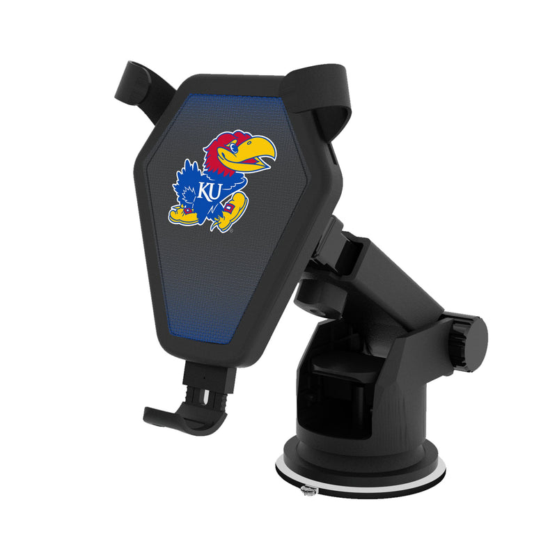 University of Kansas Jayhawks Linen Wireless Car Charger