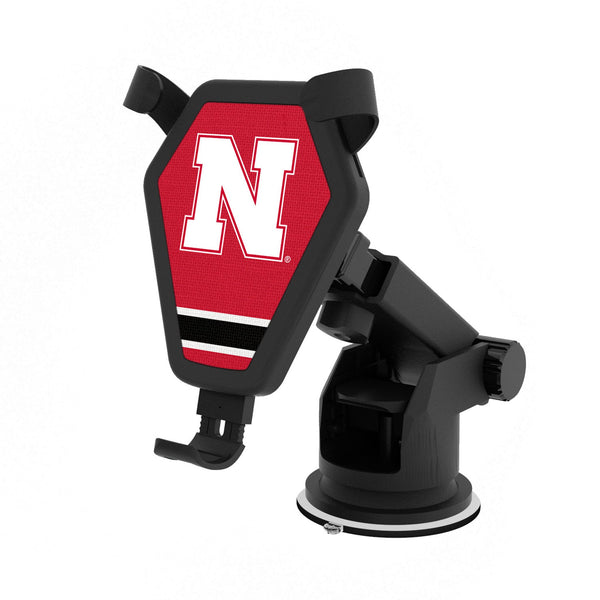 University of Nebraska Huskers Block N Stripe Wireless Car Charger