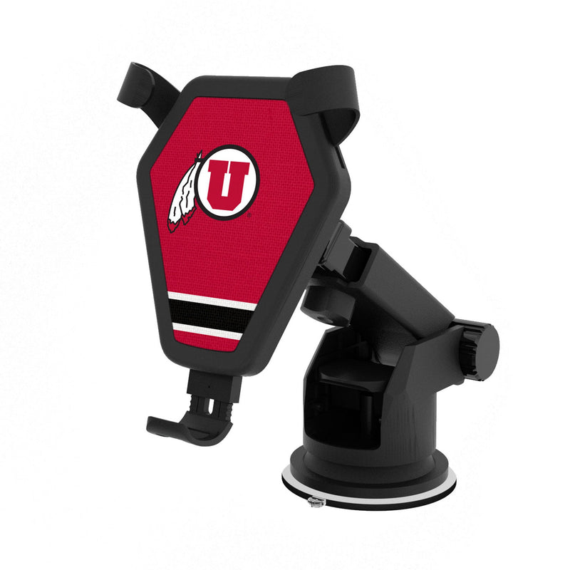 University of Utah Utes Stripe Wireless Car Charger