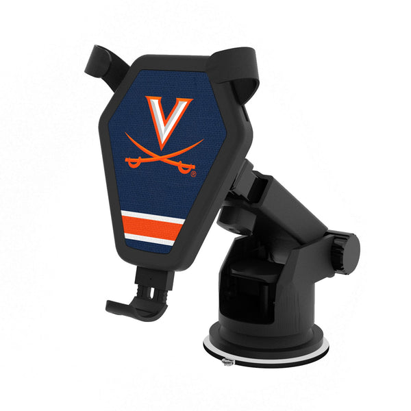 University of Virginia Cavaliers Stripe Wireless Car Charger