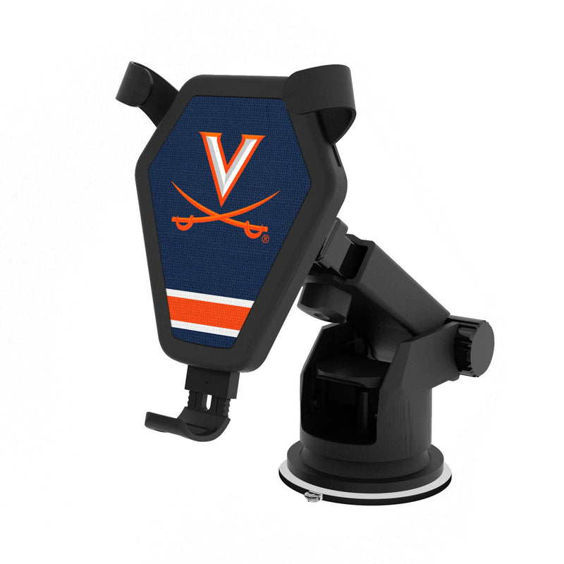 University of Virginia Cavaliers Stripe Wireless Car Charger