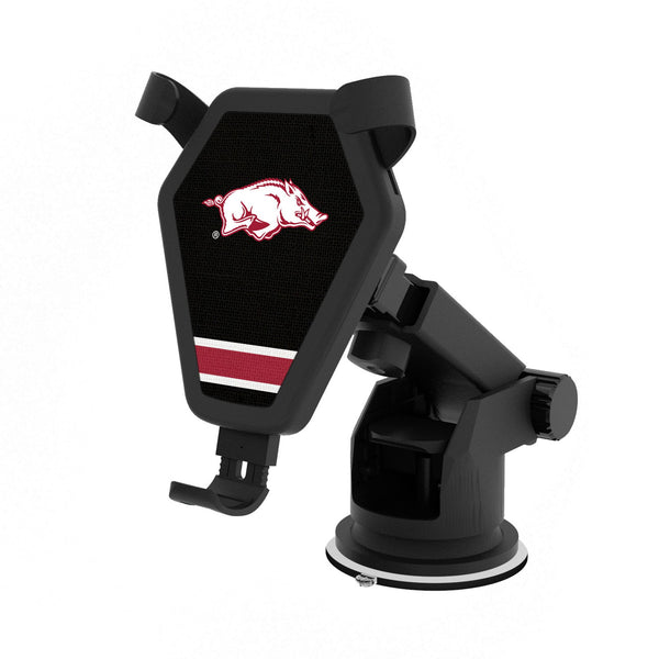 University of Arkansas Fayetteville Razorbacks Stripe Wireless Car Charger