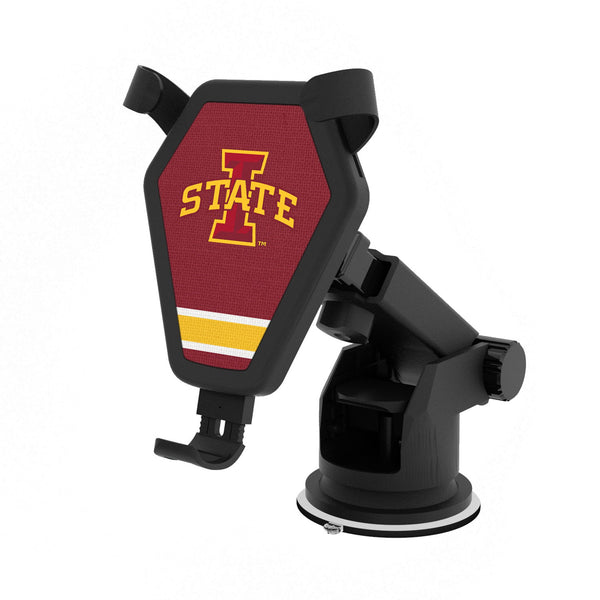 Iowa State University Cyclones Stripe Wireless Car Charger