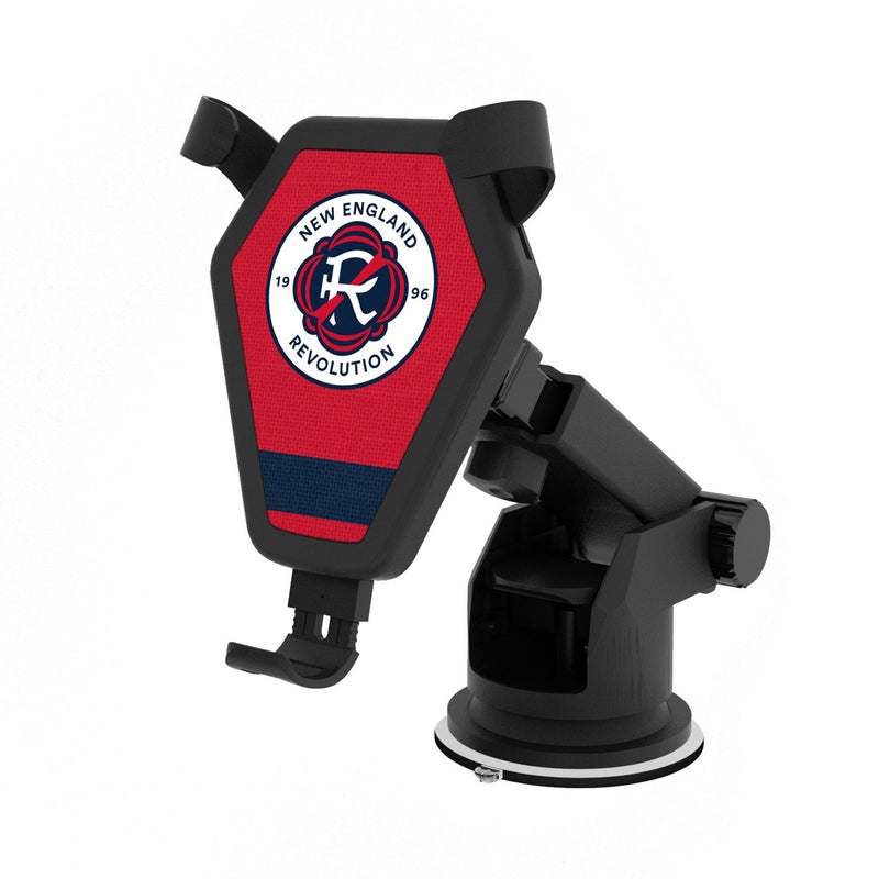 New England Revolution  Stripe Wireless Car Charger