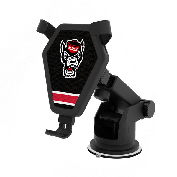 North Carolina State University Wolfpack Stripe Wireless Car Charger