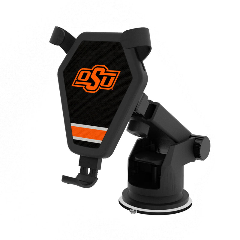 Oklahoma State University Cowboys Stripe Wireless Car Charger