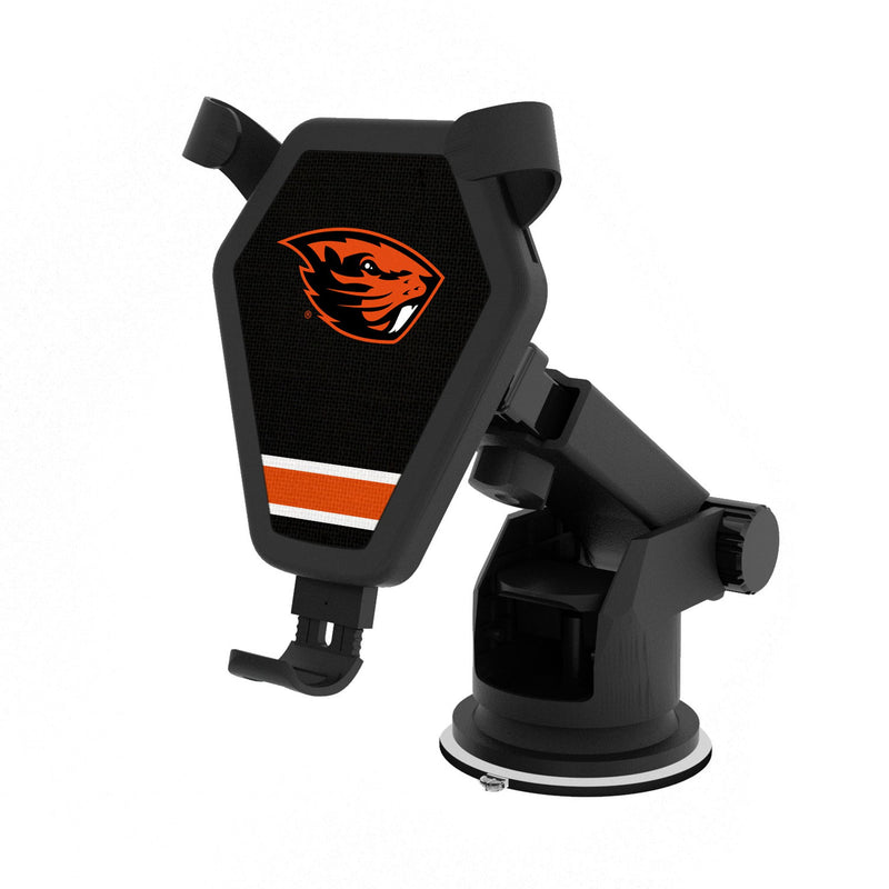 Oregon State University Beavers Stripe Wireless Car Charger