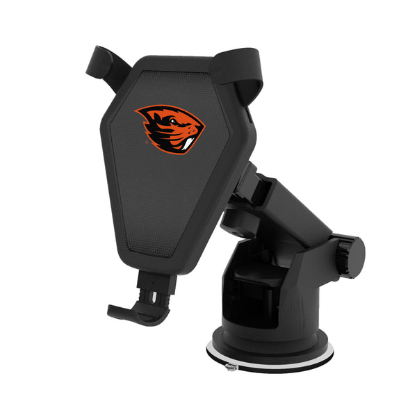 Oregon State University Beavers Linen Wireless Car Charger