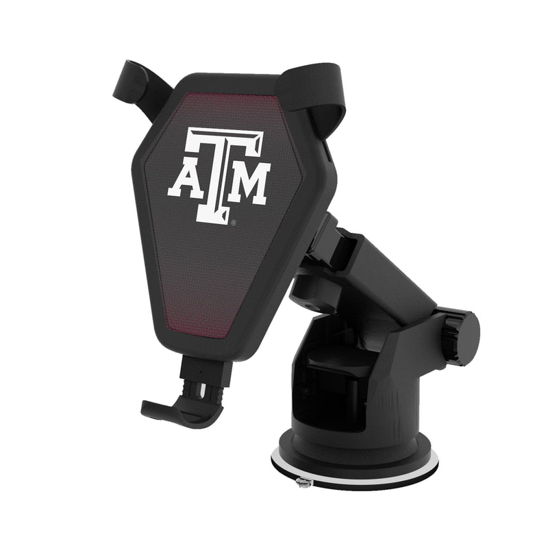 Texas A&M University Aggies Linen Wireless Car Charger