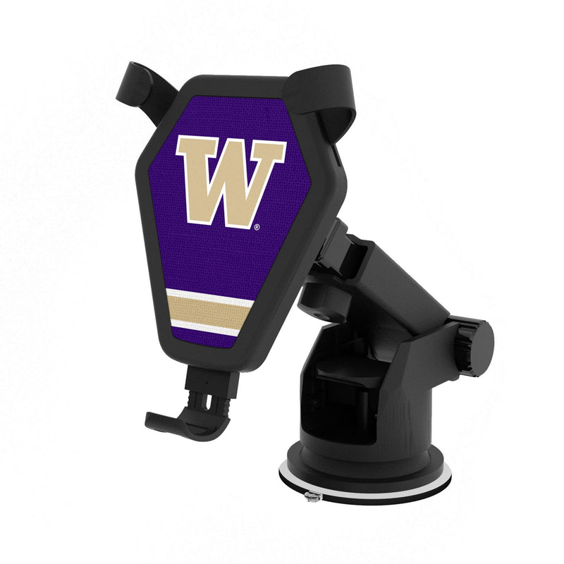 University of Washington Huskies Stripe Wireless Car Charger