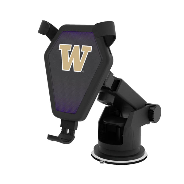 University of Washington Huskies Linen Wireless Car Charger