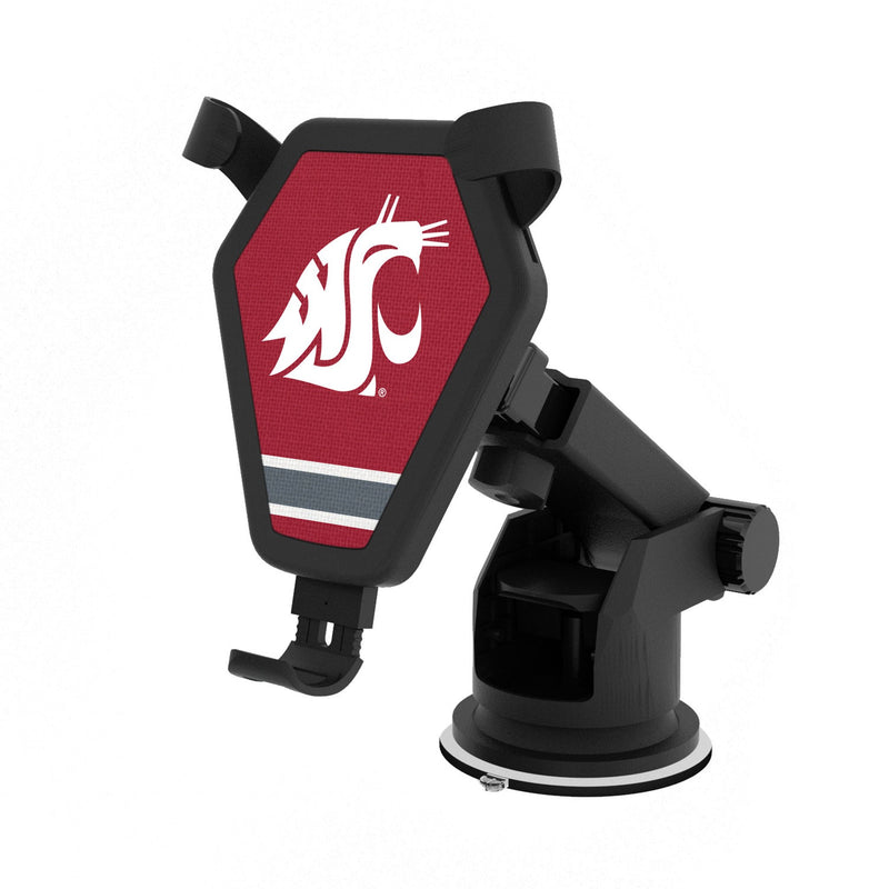 Washington State University Cougars Stripe Wireless Car Charger