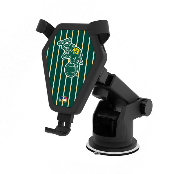 Oakland As  Home 1988 - Cooperstown Collection Pinstripe Wireless Car Charger