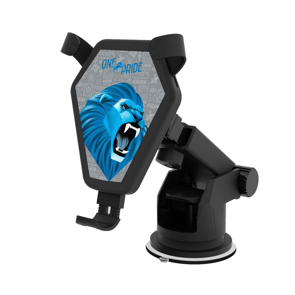 Detroit Lions 2024 Illustrated Limited Edition Wireless Car Charger