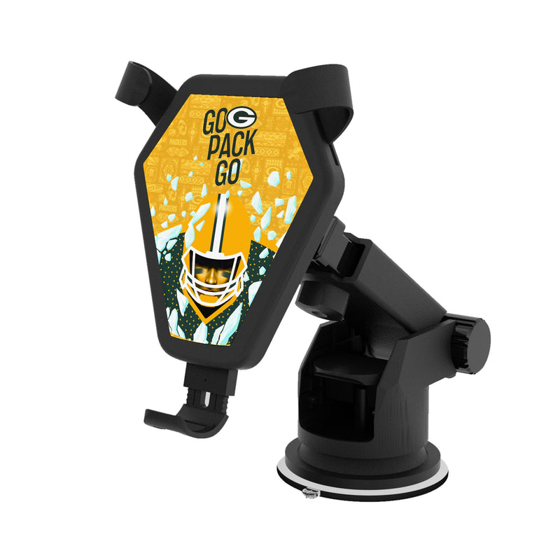 Green Bay Packers 2024 Illustrated Limited Edition Wireless Car Charger