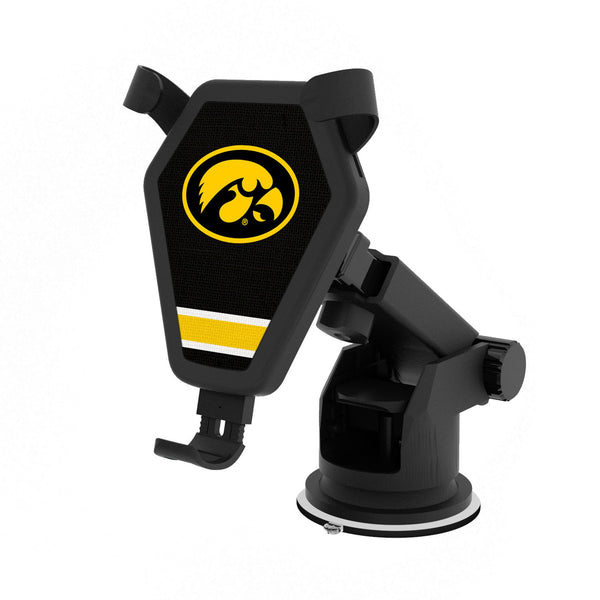 University of Iowa Hawkeyes Stripe Wireless Car Charger